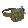 1pc Portable Denim Fanny Pack; Waist Bag; Large Capacity Multifunctional Bag For Outdoor Running; Camping Hiking Fishing - Green