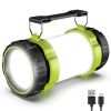 Hanheld USB Rechargeable Light/Torch/lamp With 6 Lighting Modes For Camping; Repairing; Fishing - Aldult