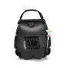 20L Outdoor Bathing Bag Solar Hiking Camping Shower Bag Portable Heating Bathing Water Storage Bag Hose Switchable Shower Head - Black