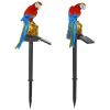 Solar Powered Parrot Garden Light IP65 Waterproof LED Parrot Landscape Lamp Decorative Lawn Lights - Red Parrot