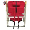 High Weight Capacity Back Pack Beach Chair, Red - Red