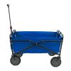 Collapsible Folding Wagon with Straps - NAVY