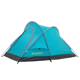 Camping Tent Backpacking Outdoor Family Light Weight Waterproof 2-3 Person Tent Pop Up Shelter - Plus Teal