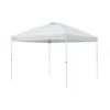 10' x 10' Simple Push Straight Leg Instant Canopy (100 Sq. ft.) - White