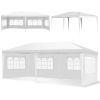 Party Tent 10'x20', Canopy Outdoor Tents for Wedding, Camping, Events Shelter (White) - White