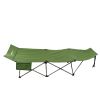 Adult Camp Cot, Green, 80.2 inches x 30.2 inches x 23.5 inches - L