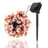 Solar String Bee Lights 30 Honeybees LED Fairy Solar Lights 8 Lighting Modes IP65 Waterproof Decorative Lamps - Warm White