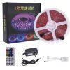 12V-5050RGB 44 Keys 5 Meters 150 Lights (24W) Light Belt Epoxy Waterproof Version - as pic