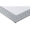 9" x 12" Gray Reversible RV Outdoor Patio Mat - 9 x 12-Gray Greek Key