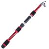 Sougayilang Travel Telescopic Fishing Rod Glass Fiber Fishing Pole - Yellow