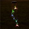 Hummingbird Solar LED Wind Chimes - LA01