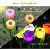 6 Pcs Solar Garden Tulip Flower Light Outdoor Solar Pathway light IP54 Water-resistant Landscape Lights - Multi-Color