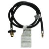 59123 Propane Brass 4-Port Tee - With 5' and 12' Extension Hoses - A