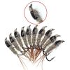 5-30Pcs Black Back Rabbit Ear Wire Nymph Flies Trout Fly Fishing Lures 10# For Freshwater Saltwater - Pack Of 5Pcs