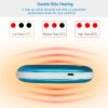 Portable Hand Warmer 5000mAh Power Bank Rechargeable Pocket Warmer Double-Sided Heating Handwarmer - Blue