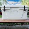 White outdoor Camping Picnic Fishing portable cooler 65QT Portable Insulated Cooler Box - as Pic