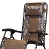 Infinity Zero Gravity Steel Frame Patio Deck Chair, Camouflage - Brown