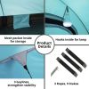 Camping Tent Backpacking Outdoor Family Light Weight Waterproof 2-3 Person Tent Pop Up Shelter - Plus Teal