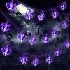 Multiple sizes Halloween Bat String Lights Battery Operated Halloween Lights Little Bat LED Holiday Lights for Halloween Outdoor Indoor Decor  - 60inc