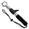 1pc Stainless Steel Fish Lip Gripping Pliers; Fish Holder Grabber Clamp Tool; Luring Gear; Fishing Accessories - Gun style