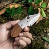 Mini Folding Pocket Knift; Hunting Tactical Knife Self-defense EDC Fixed Blade Knives; Jackknife Survival Camping Equipment - 3Cr13Mov Steel