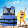 1pc Adult Portable Breathable Inflatable Vest; Life Vest For Swimming Fishing Accessories - Yellow