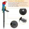 Solar Powered Parrot Garden Light IP65 Waterproof LED Parrot Landscape Lamp Decorative Lawn Lights - Red Parrot