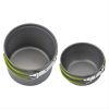 Outdoor Portable Cookware Picnic Tableware Cookware Combination Suitable For 1-2 People With A Set Of Cutlery - Orange Combination