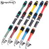 Sougayilang Travel Telescopic Fishing Rod Glass Fiber Fishing Pole - Yellow