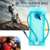 Tank Hydration Bag; Portable 2L Bike Cycling Water Bag For Outdoor Drinking Running Hiking - Blue