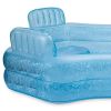 Heavenly Blue Great Escape Inflatable Famiy Swimming Pool, Age 6 & up - blue