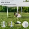 Party Tent 10'x20', Canopy Outdoor Tents for Wedding, Camping, Events Shelter (White) - White