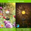 Solar Powered Sun Stake Lamp IP54 Waterproof Decorative Lamp - Sun