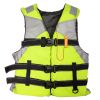 1pc Adult Portable Breathable Inflatable Vest; Life Vest For Swimming Fishing Accessories - Yellow