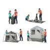 2-Room Instant Shower/Utility Shelter - Gray