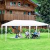 Party Tent 10'x20', Canopy Outdoor Tents for Wedding, Camping, Events Shelter (White) - White