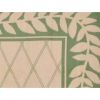 9x12 Reversible RV Outdoor Patio Mat, Camping Mat, Classic Leaf, Green (Reversible with 2 designs) - Green