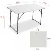 Camping Table, White - White