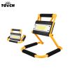 1Pack LED Working Light High Lumen Rechargeable Floodlight Portable Foldable Camping Light With 360Â¬âˆž Rotation Stand - Red