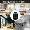 1pc Home Mosquito Killer Lamp; LED Insect Fly Zapper Bug Trap Catcher Night Light - Black