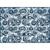 8' x 16' Reversible RV Outdoor Mat, Perfect Outdoor Accessory for RVing, Camping, Picnicking, and the Beach - Blue Swirl (42841) - 8' x 16'-Multicolor