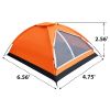 Portable Backpacking Tent 2-3 person for Family Camping Hiking Traveling - A