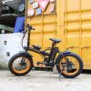 New Pattern Electric Bike Fat Tire With Removable Lithium Battery for Adults - 500W - Orange