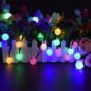 Globe String Solar Lights 30 Ball LED Fairy Solar Lamps 8 Lighting Modes IP65 Waterproof Decorative Lamp - Color