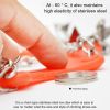 1pair 13-tooth Ice Cleats Crampons; Non-slip Shoes Cover For Winter - L