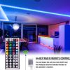 12V-5050RGB 44 Keys 5 Meters 150 Lights (24W) Light Belt Epoxy Waterproof Version - as pic