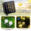 Globe String Solar Lights 30 Ball LED Fairy Solar Lamps 8 Lighting Modes IP65 Waterproof Decorative Lamp - Warm