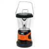 1500 Lumens LED Hybrid Power Lantern with Rechargeable Battery and Power Cord, Black - Black