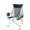 Tension 2 in 1 Mesh Rocking Camp Chair, Gray and Black, Detachable Rockers, Adult - Gray and Black