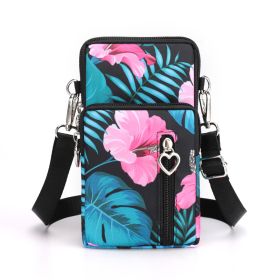 Girls Wallet Wallet Pocket Ladies Messenger Money Bag Card Case Ladies Ladies Wallet Small Bag Mini Shoulder Mobile Phone Bag (Option: Amaryllis-Small)